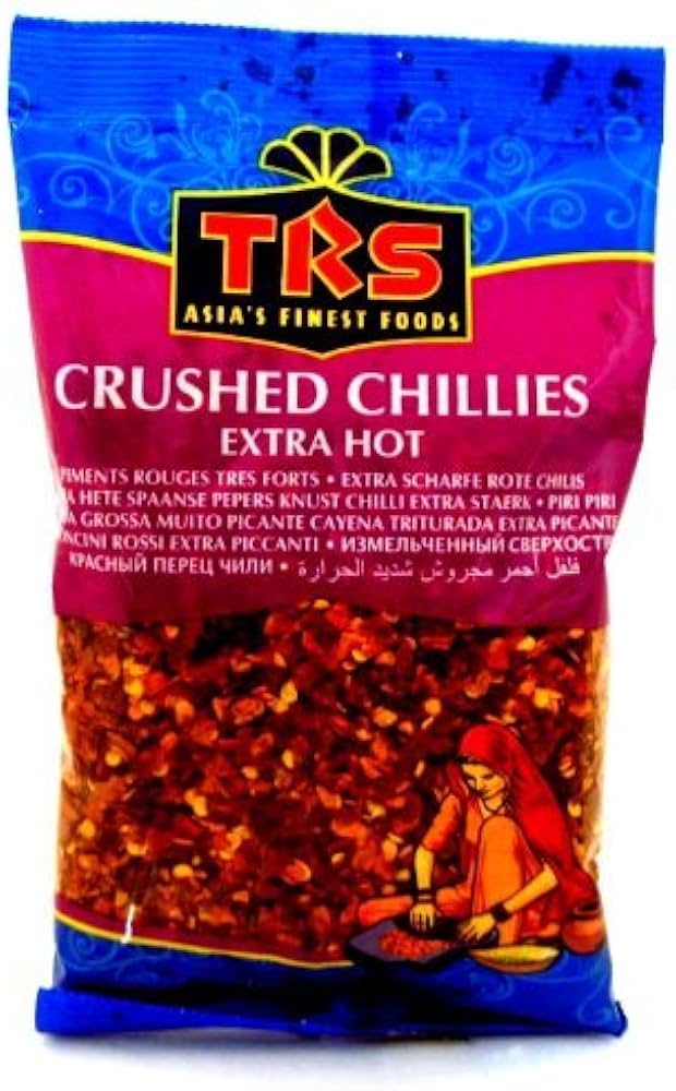 TRS Extra Hot Crushed Red Chillies 250g