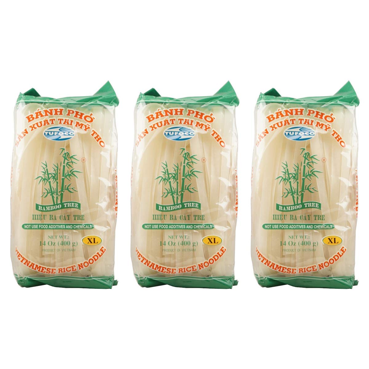 Bamboo Tree Rice Noodle (Extra Large-10MM) 400g - Pack of 3