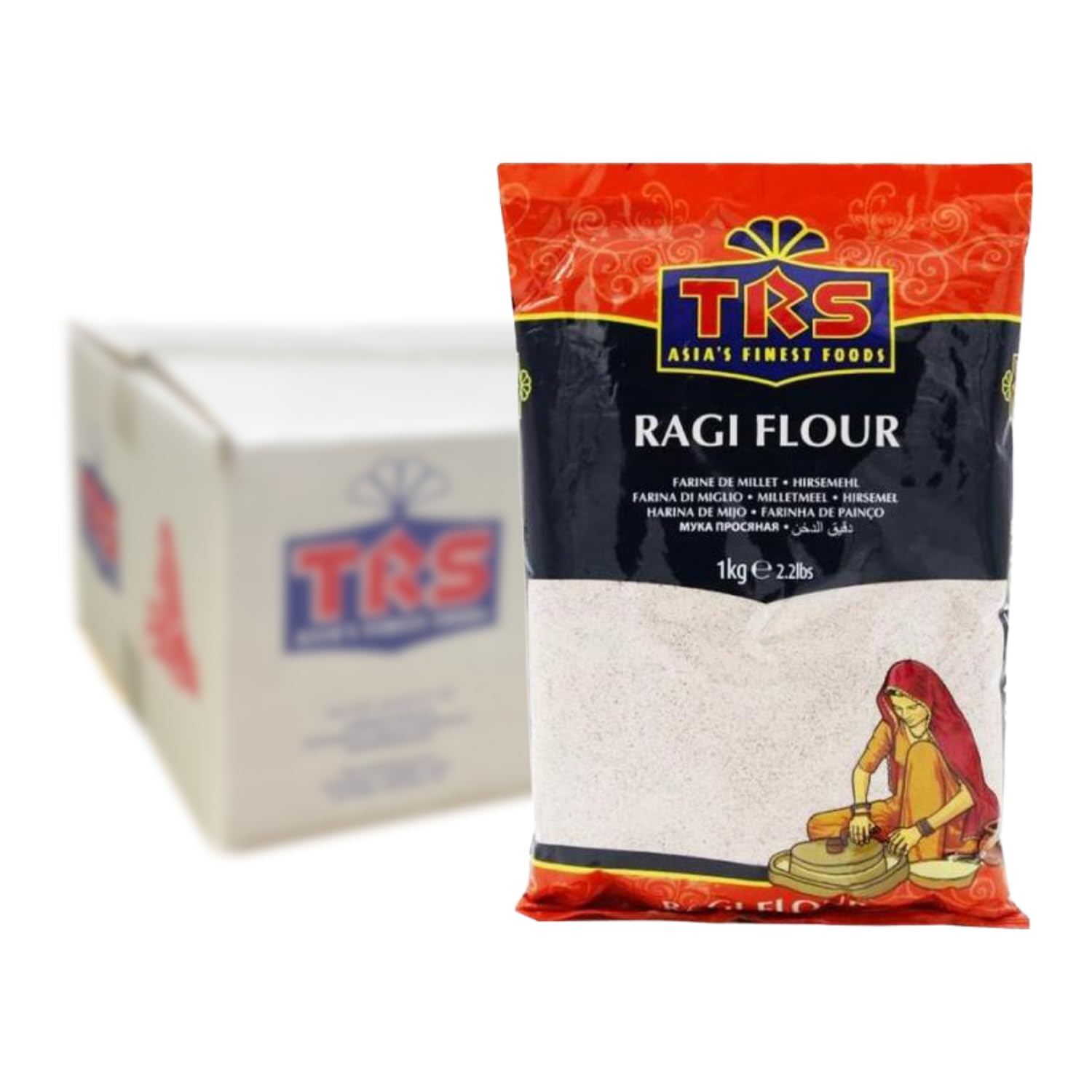 TRS Ragi Flour | Raagi Flour | Finger Millet Flour | Red Millet Flour 1 Kg