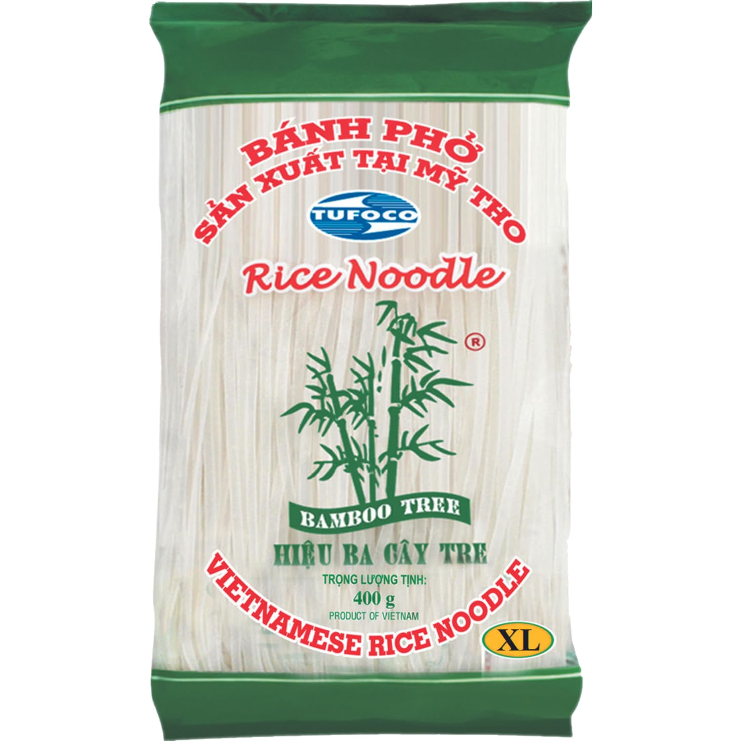 BAMBOO TREE - Rice Noodles 10 mm - 30 x 400 g - Multipack