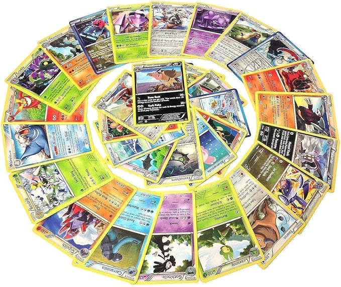 25 Pokemon Cards with 100 HP or Higher (Assorted Lot with No Duplicates)