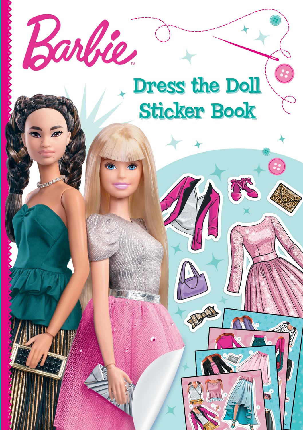 ALLIGATOR - Barbie Dress the Doll Sticker Book, Sticker Books, Barbie Stickers, Barbie's Sticker Book, Barbie Gifts, Sticker Activity Book, Reusable Stickers Book