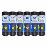 Tidyz 10 Wheelie Bin Liners 300L Black Recycle Rubbish Waste Bags Refuse Sacks