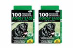 DOGGY BAGS EXTRA STRONG 100 Dog Puppy Poo Waste Easy Tie Scooper Poop Doggy Bags
