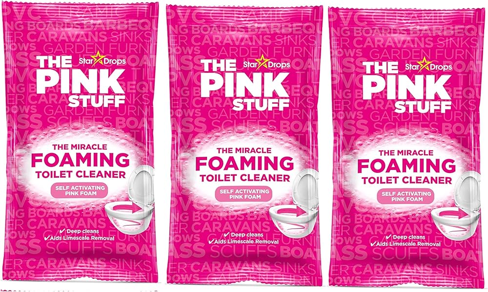 The Pink Stuff Miracle Foaming Toilet Cleaner - Stardrops