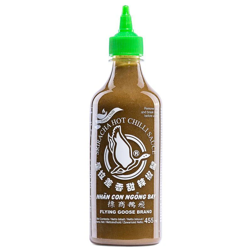 Flying Goose Sriracha Hot Green Chilli Sauce, 455 ml