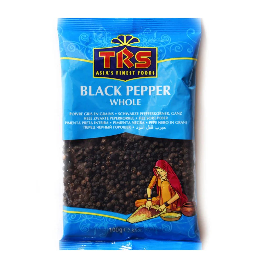 100g TRS Whole Black Pepper (Black Peppercorns)