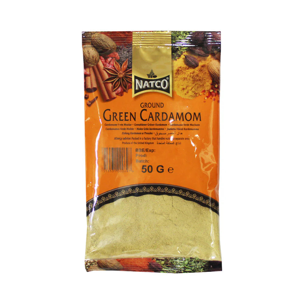 Natco Cardamom Green Ground 50g